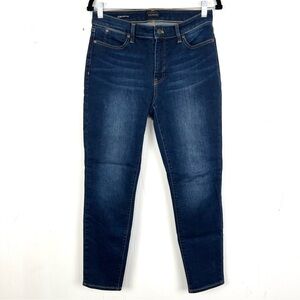 Talbots Slim Ankle Jeans Size 6 Dark Wash Stretch Straight Leg